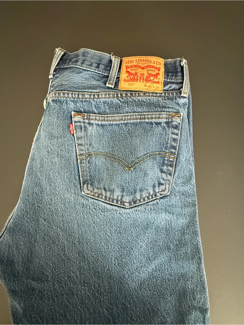 Levi's Men's Straight Leg Blue Denim Jeans
